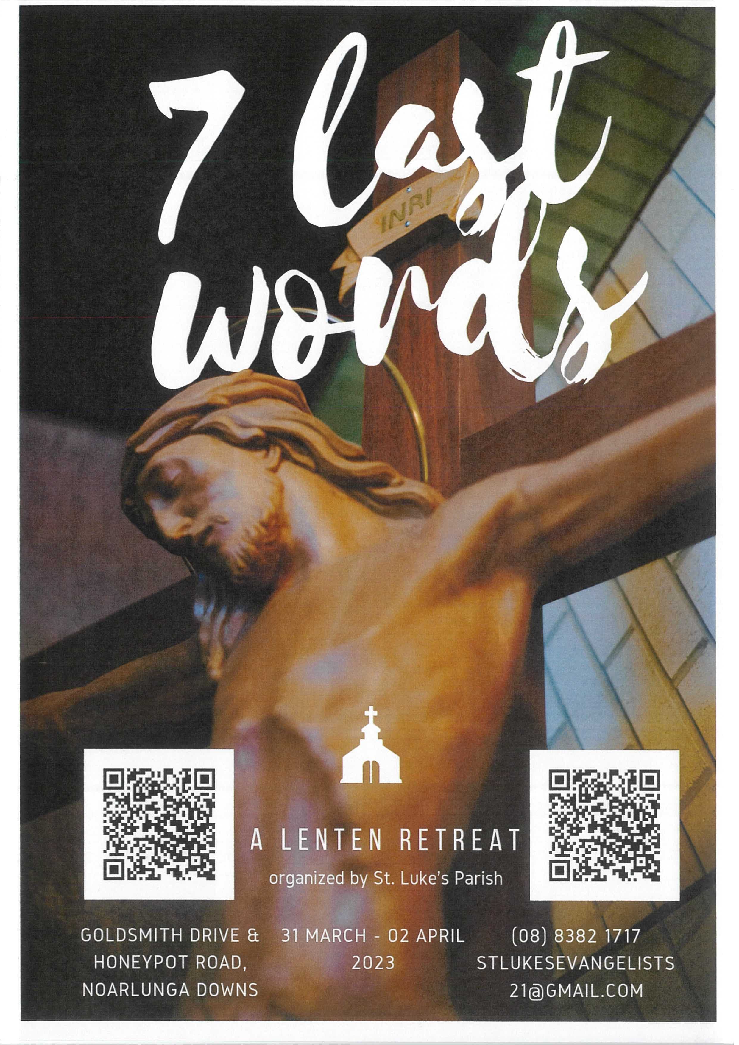A Lenten Retreat A Lenten Retreat